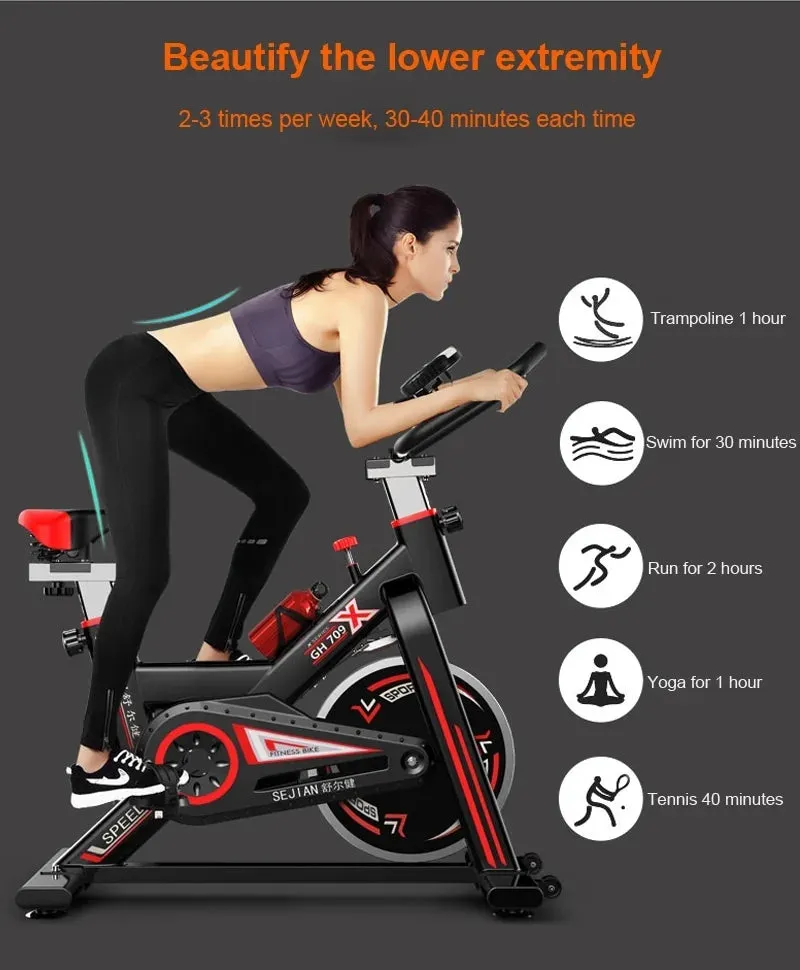 Stationary Indoor Cycling Spin Workout Bike