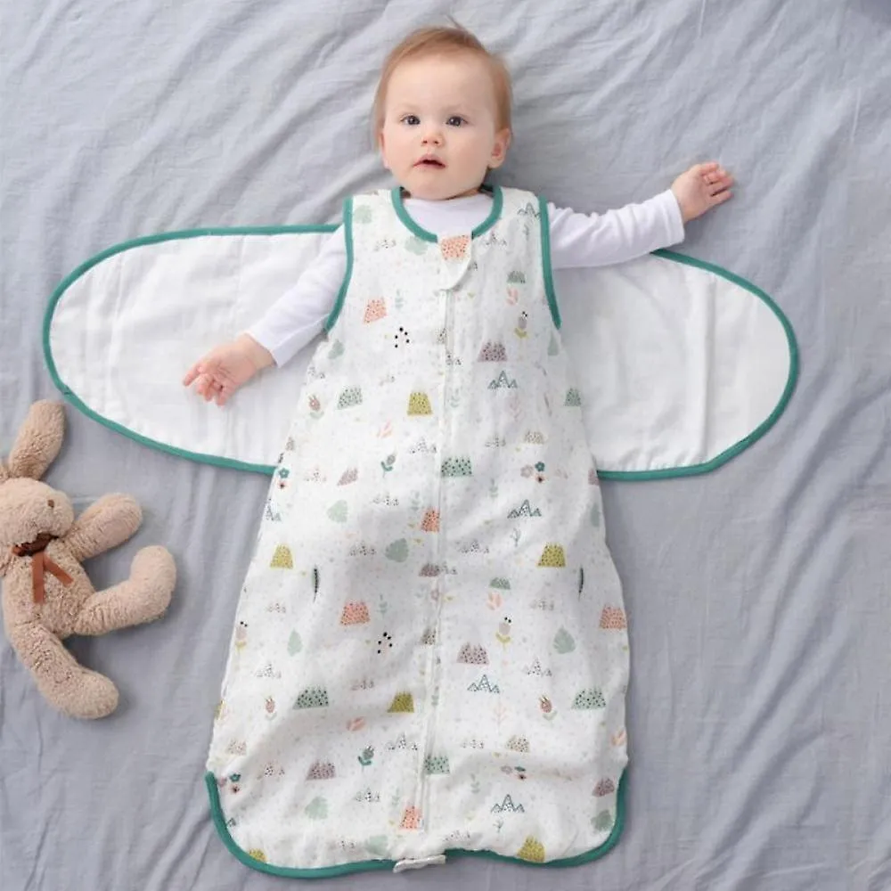 Style6 MNewborns Swaddle Sleepsack Soft Breathable Cotton Infants Sleeping Bag Adjustable Toddlers Wrap Cloth Blanket