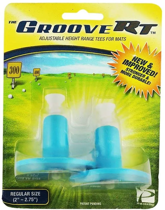 The Groove RT Adjustable Driving Range Tees for Mats