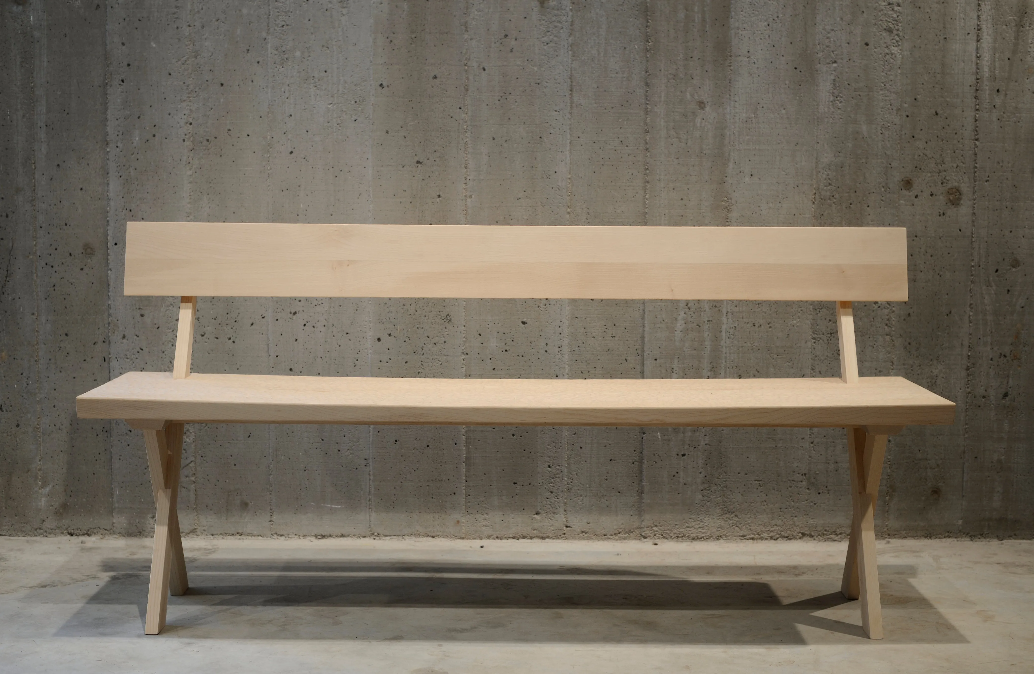 Touch Bench with Backrest