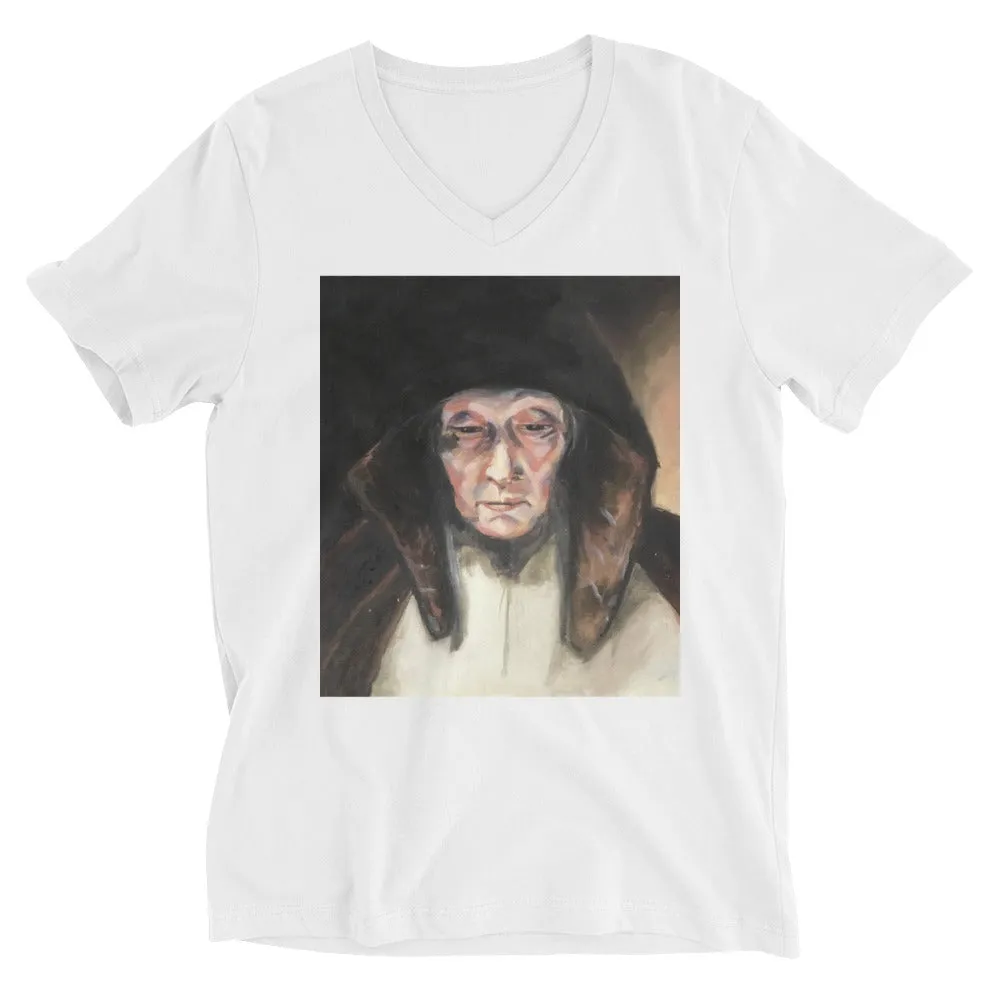 Unisex Short Sleeve V-Neck T-Shirt - Rembrandt