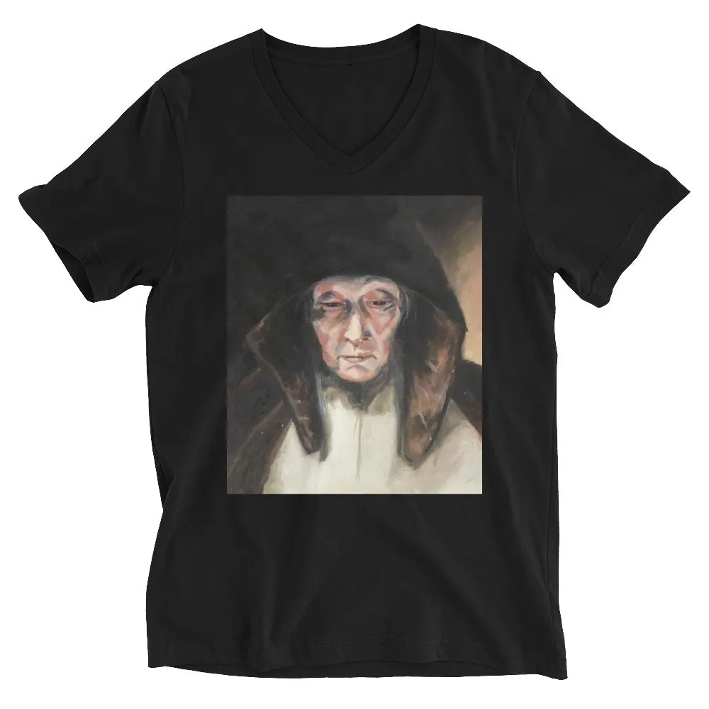 Unisex Short Sleeve V-Neck T-Shirt - Rembrandt