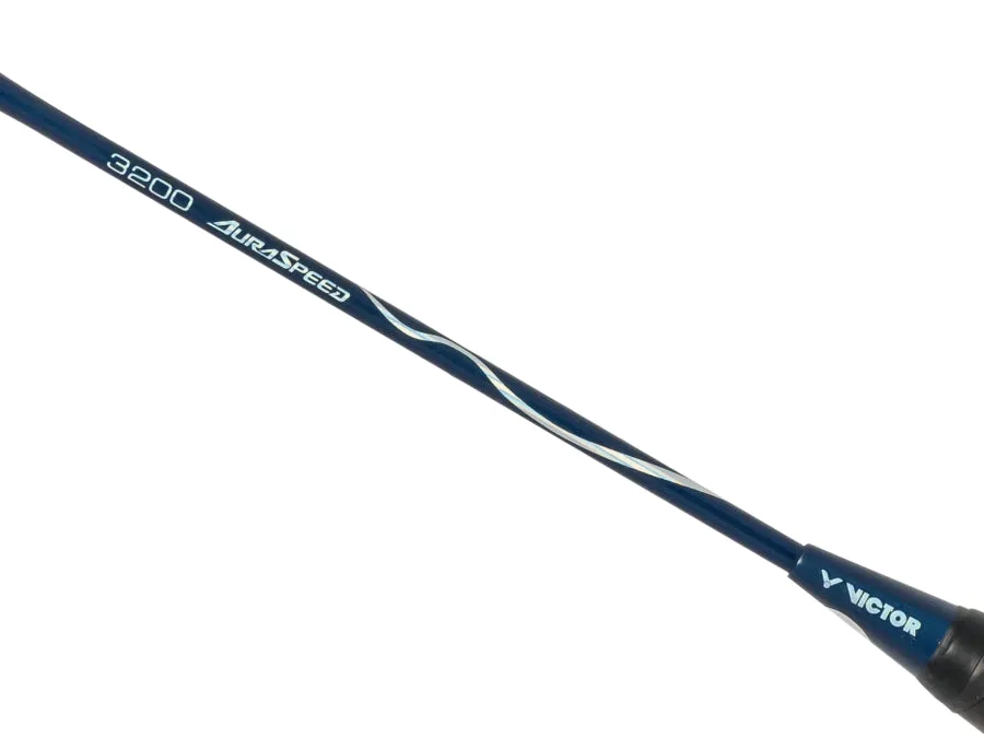 VICTOR AURASPEED 3200B Pre-strung Badminton Racket [Dark Mineral Blue] ARS-3200B