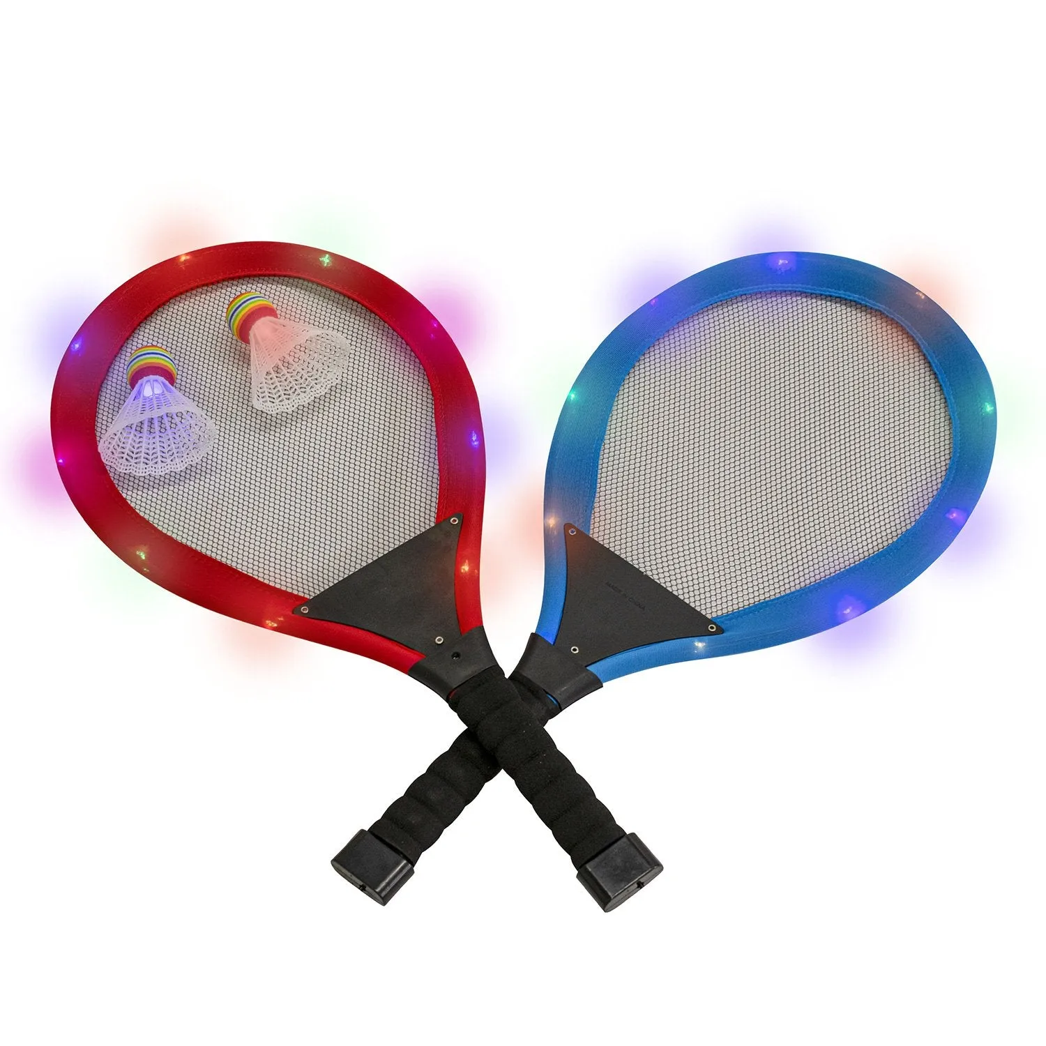 YardCandy Giant Illuminated LED Badminton Set