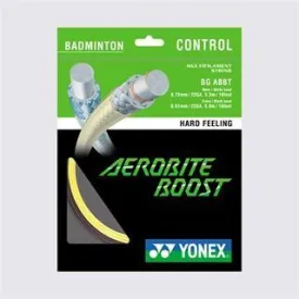 Yonex BG Aerobite Boost Badminton String [Grey/Yellow]